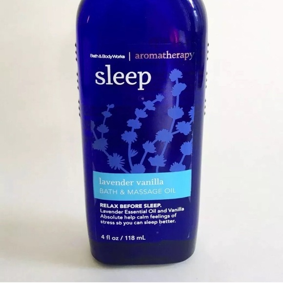 Aromatherapy Sleep Lavender Vanilla Massage Oil